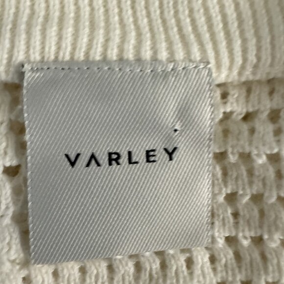 Varley Women’s Open Knit Sweater Size S Pull Over Crew Neck - Picture 7 of 8